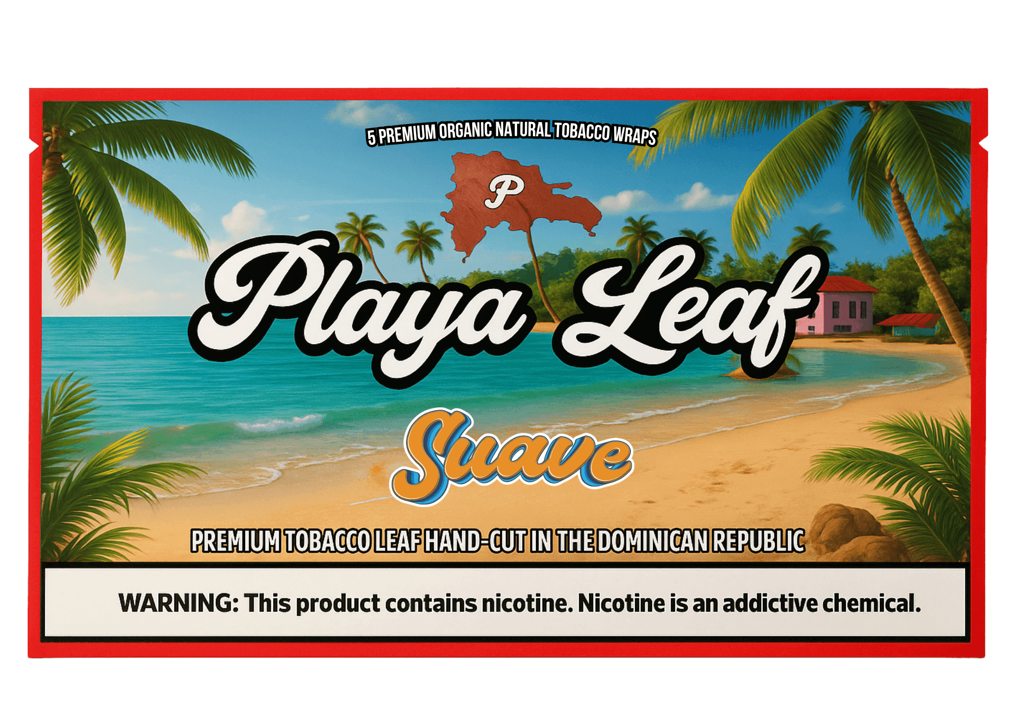 Playa Leaf Suave pack artwork